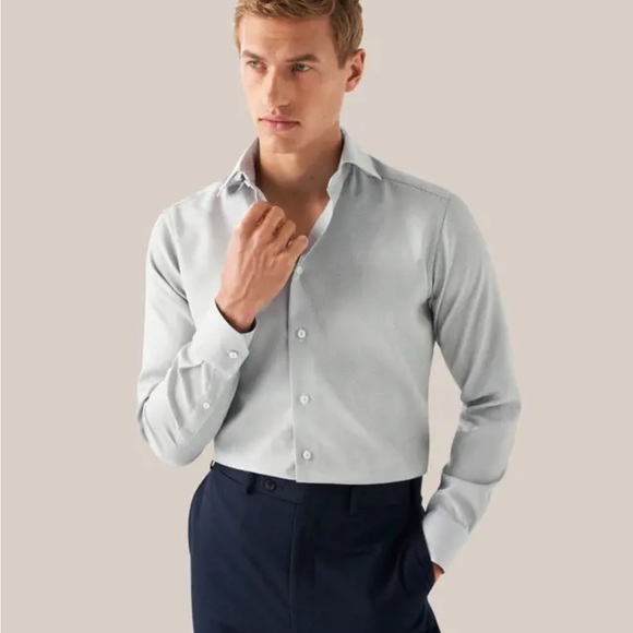 Eton brown dress shirt in great condition - Picture 3 of 7